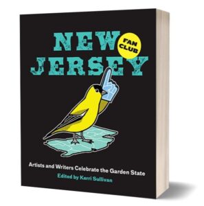 New Jersey Fan Club Book. Image of a yellow bird with a #1 foam finger on.