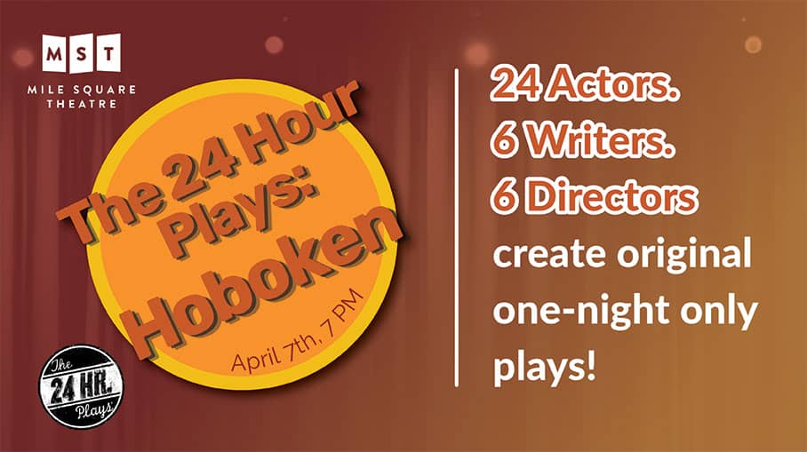 The 24 Hour Plays, 24 Actors, 6 Writers and 6 Directors create original one-night only plays. 